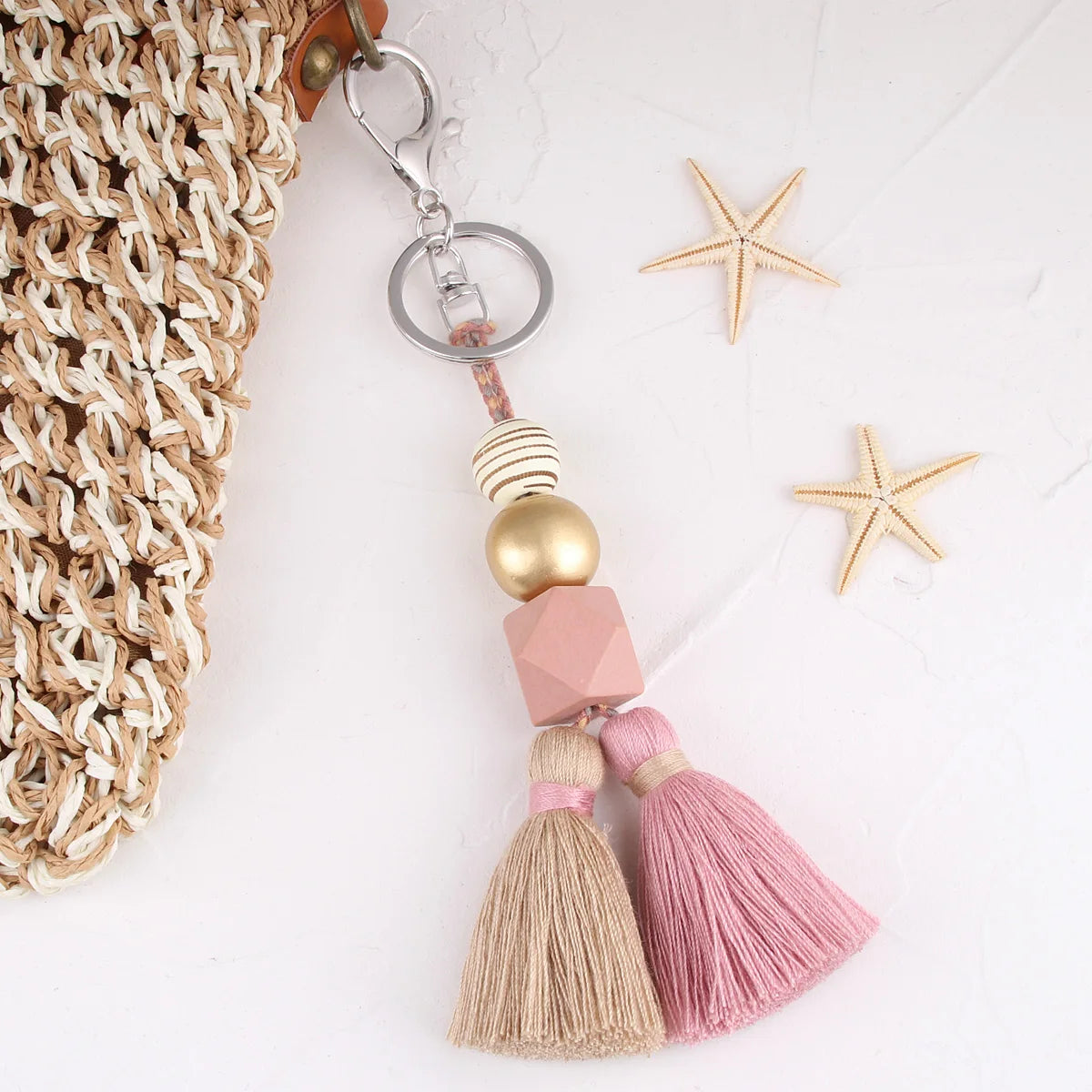 Multicolor Tassel Keychain Keychain