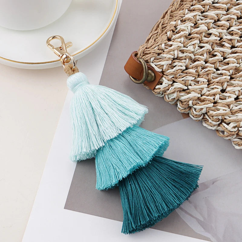 Bohemian Tassel Keycharm