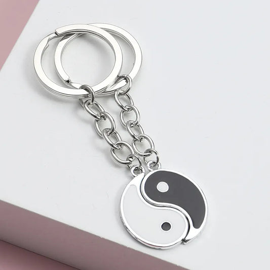 Yin and Yang Keychain