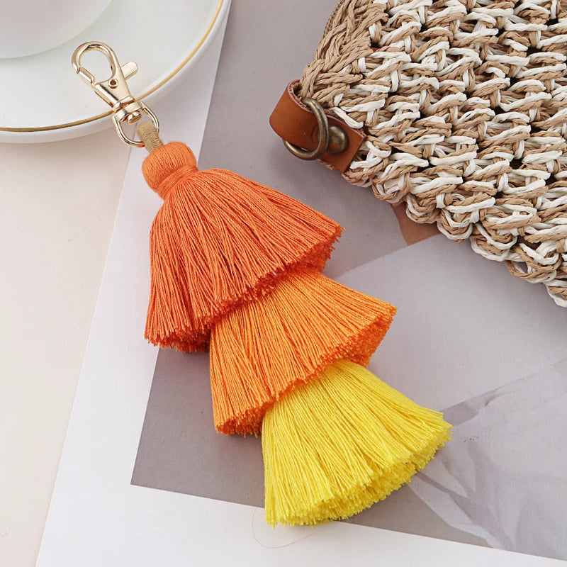 Bohemian Tassel Keycharm