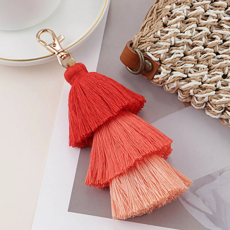 Bohemian Tassel Keycharm