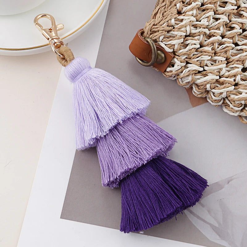 Bohemian Tassel Keycharm