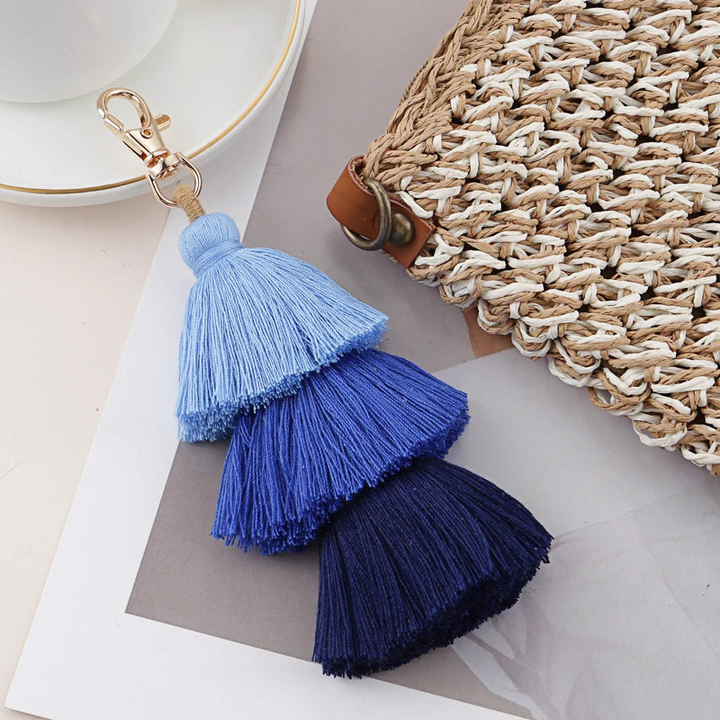 Bohemian Tassel Keycharm