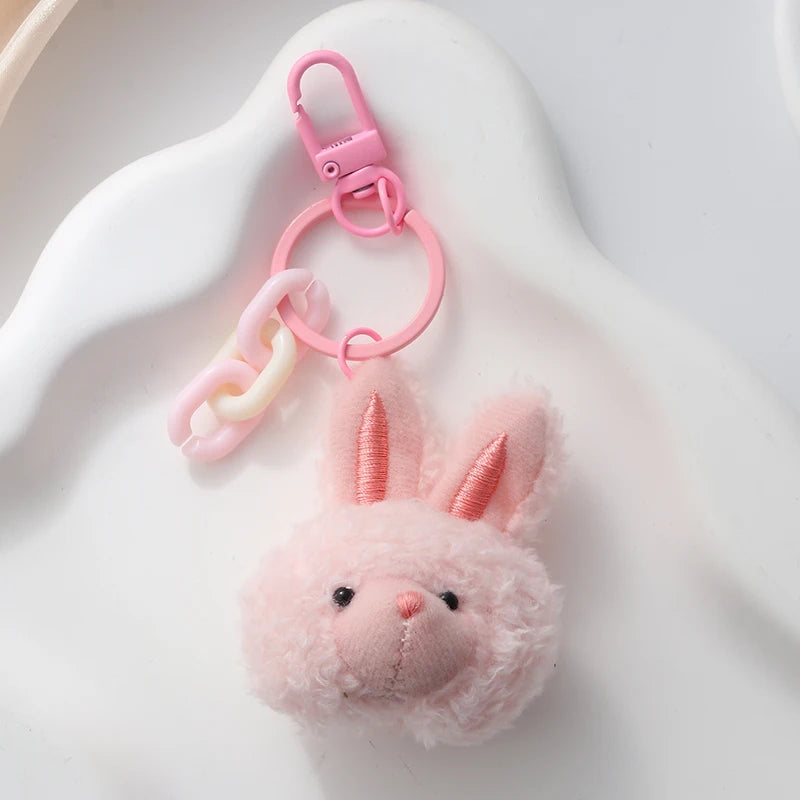 Plush Bunny Keychain