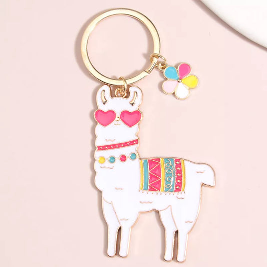 No Drama Llama Keychain